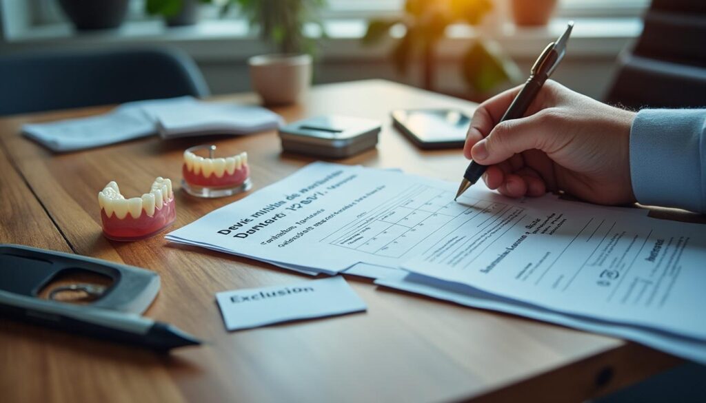 Existe-t-il des exclusions des actes dentaires dans les soins pris en charge par la mutuelle ?