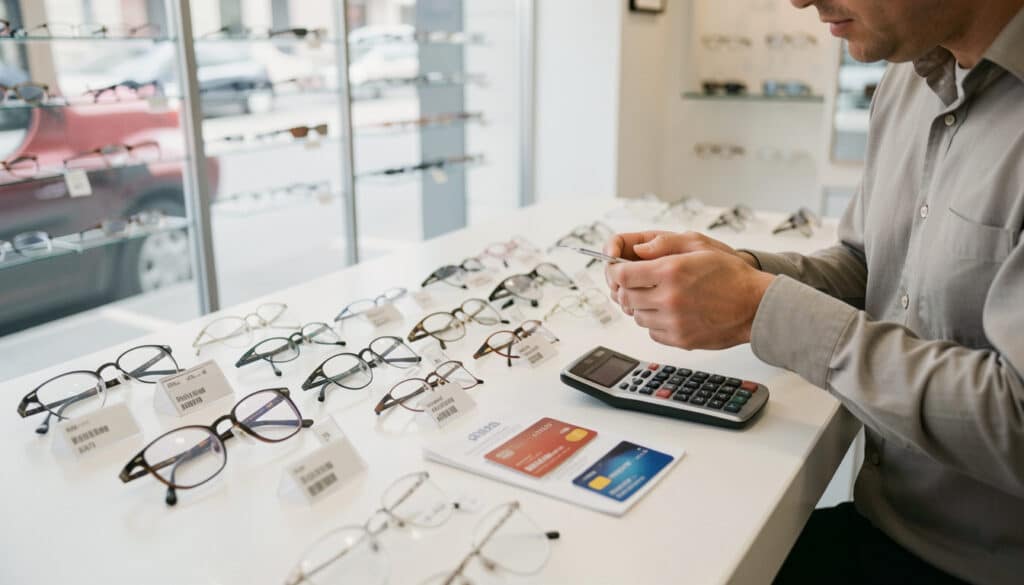 Lunettes sans mutuelle : prix, reste à charge, options