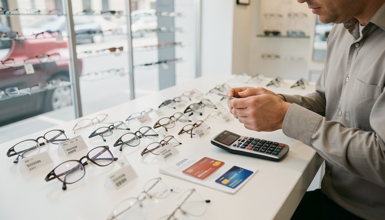 Lunettes sans mutuelle : prix, reste à charge, options